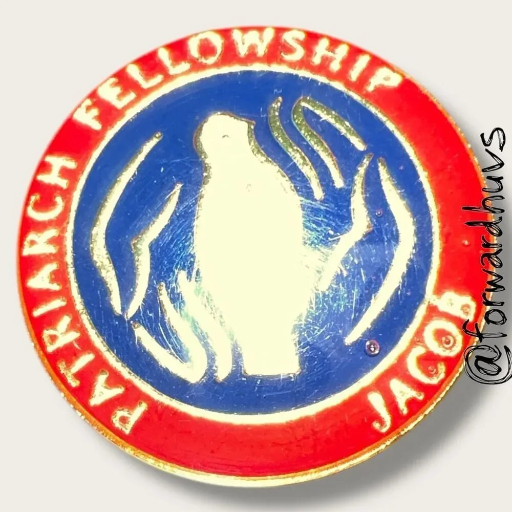 Patriarch Fellowship “Jacob” Pin – Red & Blue Enamel – 3/4”